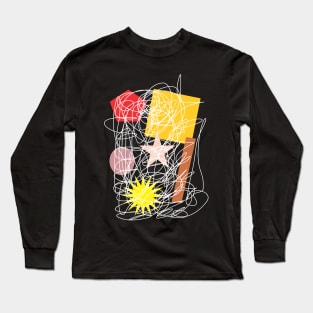 Different angle with line art Long Sleeve T-Shirt
